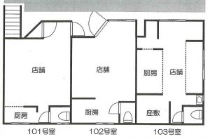 都Ｔ３ビル　平面図