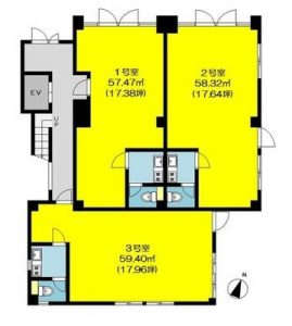 大野ビル平面図