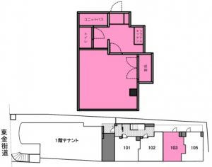 ロッソパスタビル　103　図面