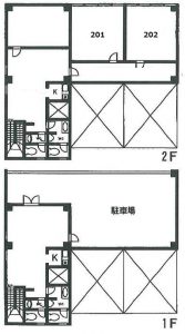 天沼公園駐車場ビル図面