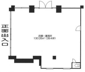 津田ビル1階図面
